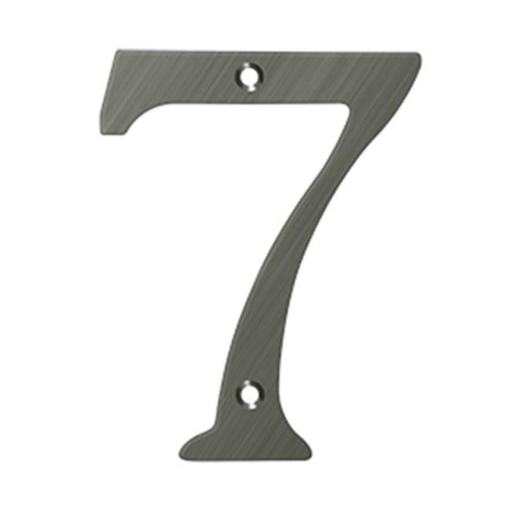 6'' Numbers, Solid Brass