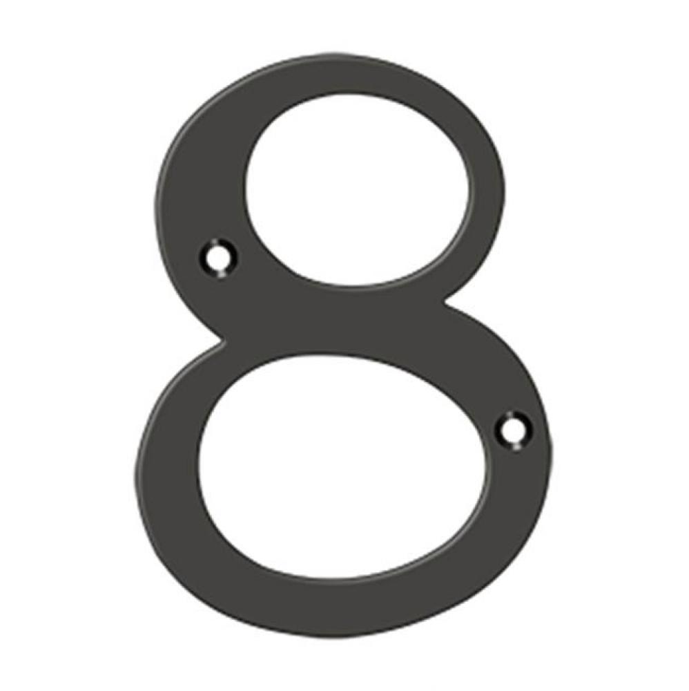 6'' Numbers, Solid Brass