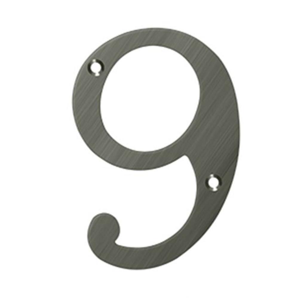 6'' Numbers, Solid Brass