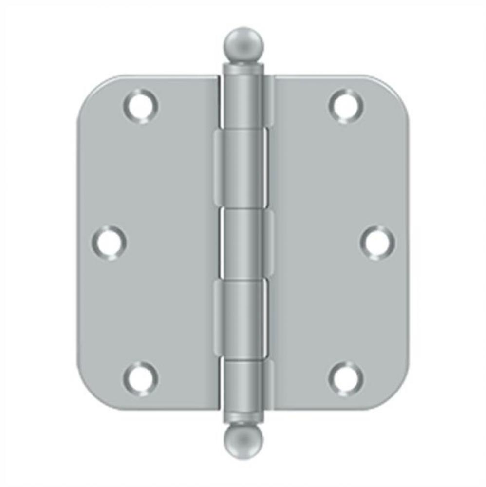 3-1/2'' x 3-1/2'' x 5/8'' Radius Hinge, w/ Ball Tips