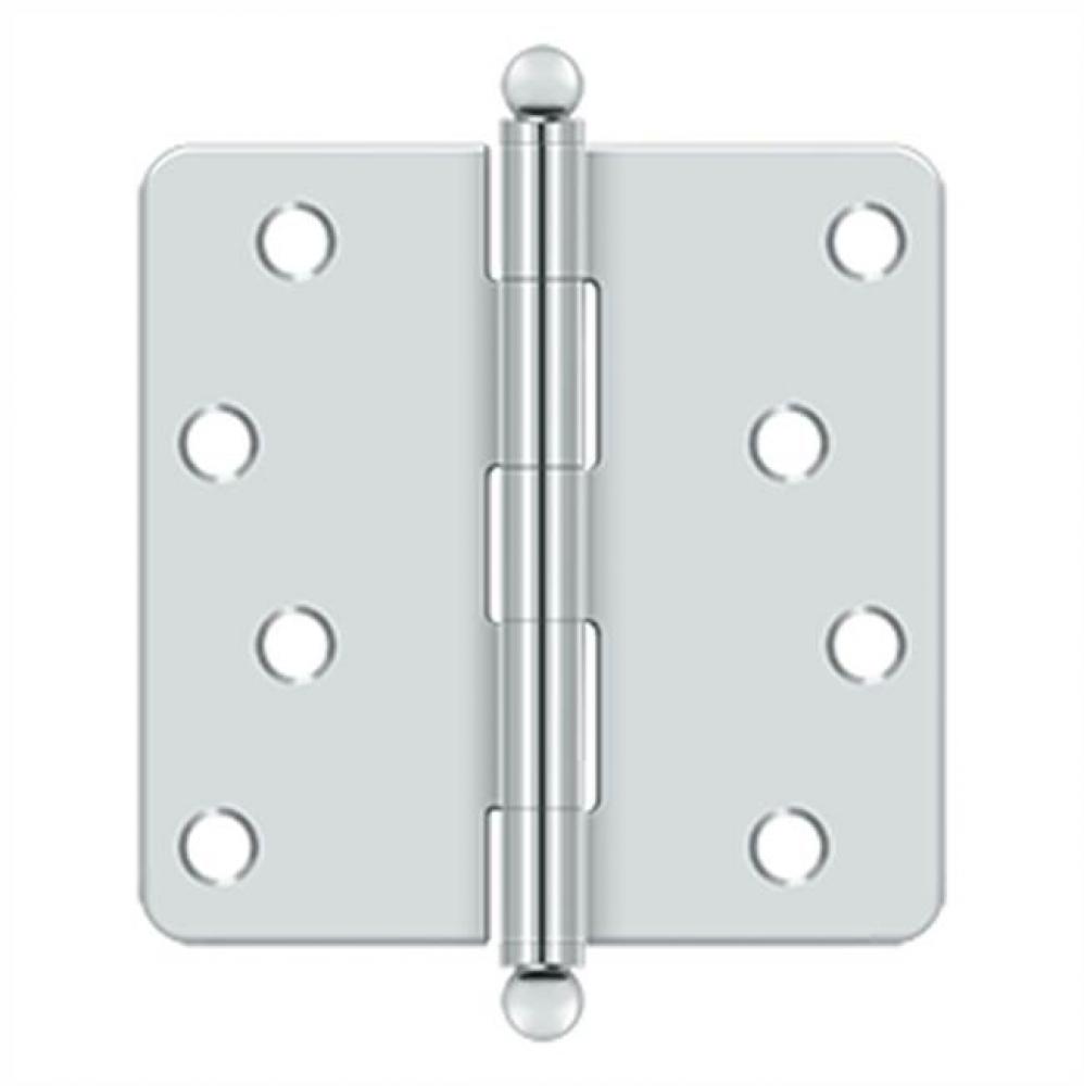 4'' x 4'' x 1/4'' Radius Hinge, w/ Ball Tips
