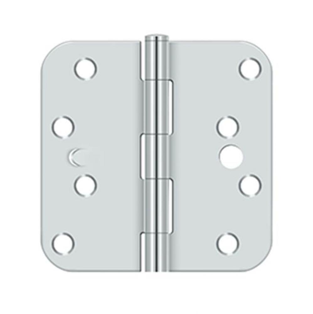 4'' x 4'' x 5/8'' Radius Hinge, Security
