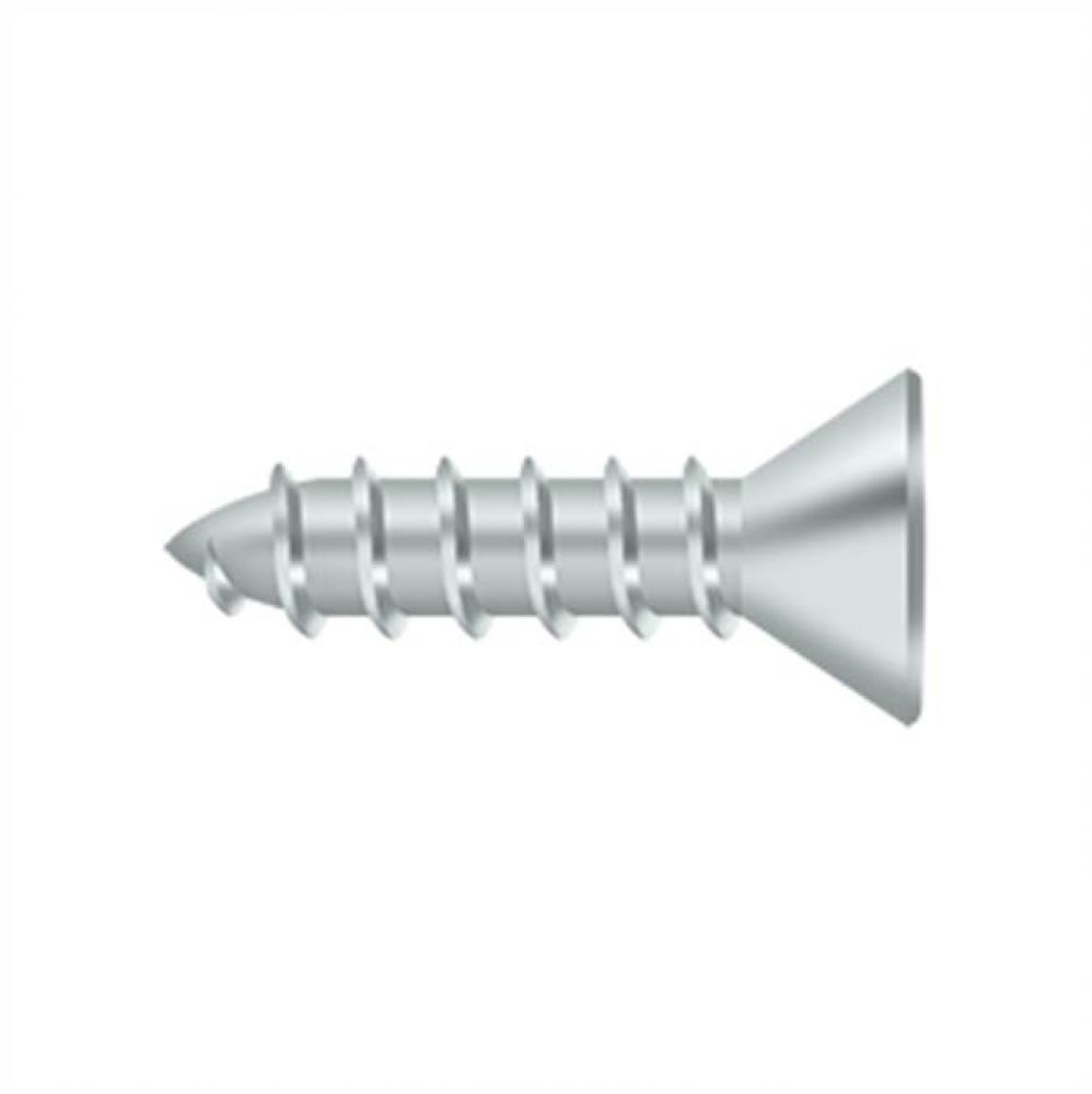 Wood Screw, Steel, No.10 x 3/4''