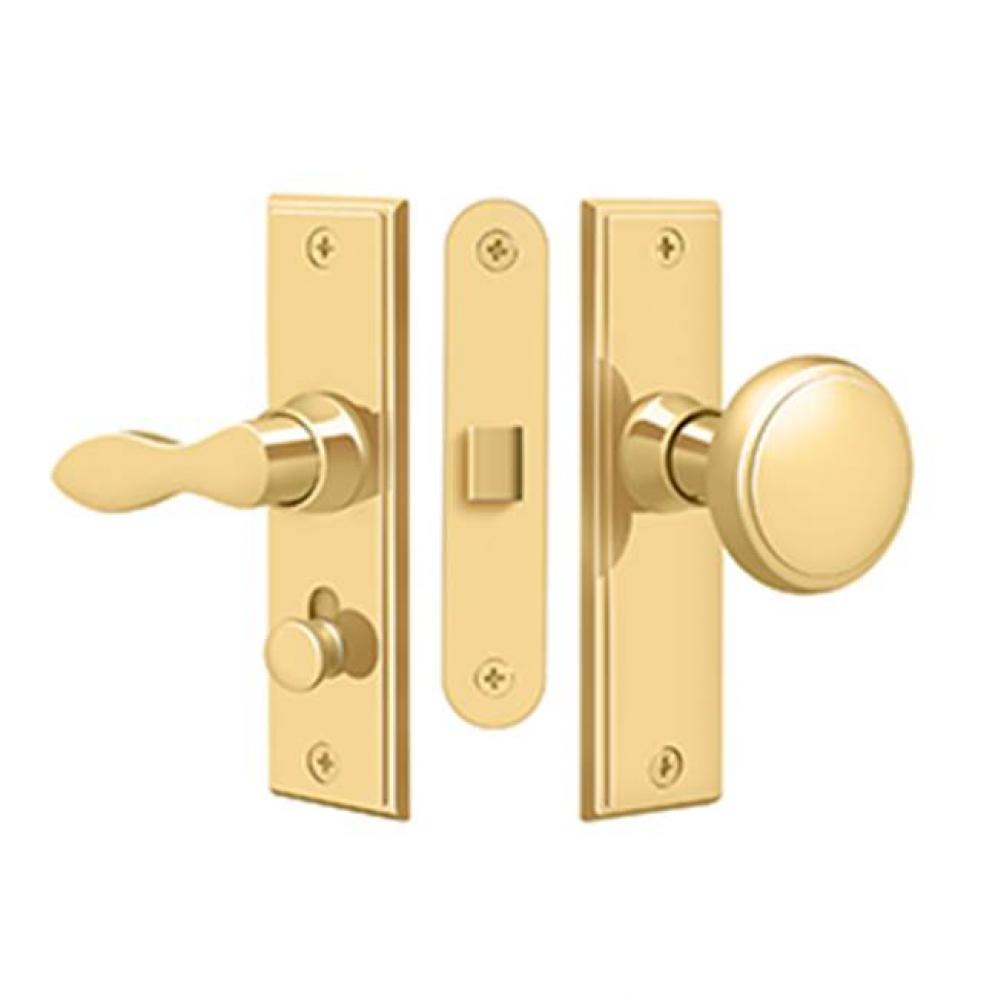 Storm Door Latch, Square, Mortise Lock
