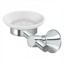 Deltana 88SD-26 - Frosted Glass Soap Dish, 88 Series