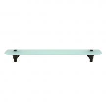 Deltana BBS2750-10B - 27-5/8'' Frosted Glass Shelf BBS Series