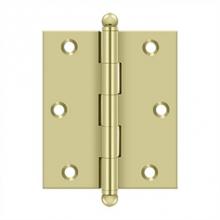 Deltana CH3025U3-UNL - 3'' x 2-1/2'' Hinge, w/ Ball Tips