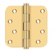 Deltana CSB44R5-RZ - 4'' x 4'' x 5/8'' Radius Hinge / Zig-Zag