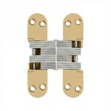 Deltana DCH218U4 - Concealed Hinge Sldb Blades 1 1/8 X 4 5/8, Satin Brass