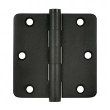 Deltana DSB35R410BD-R - Sld Brass Hinge 3.5 X 3.5 X 1/4''R Brnz Dark Finis