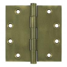 Deltana DSB4510BM - Sld Brass Hinge 4.5 X 4.5 Brnz Medium Finish