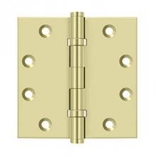 Deltana DSB45B3-UNL - 4-1/2'' x 4-1/2'' Square Hinges, Ball Bearings