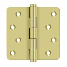 Deltana DSB4R43-RZ - 4'' x 4'' x 1/4'' Radius Hinges / Zig-Zag