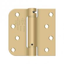 Deltana DSH4R5TT4 - 4'' x 4'' x 5/8'' x SQ Spring Hinge, UL Listed