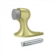 Deltana FDB218U3-UNL - Floor Door Bumper 2-1/8'', Solid Brass