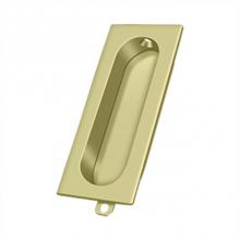 Deltana FP222U3-UNL - Flush Pull, Rectangle, 3-1/8'' x 1-3/8'' x 1/2''