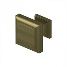 Deltana KS10U5 - Square Knob, Decorative, 1-3/16'' x 1-3/16''