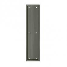 Deltana PP2280U15A - Framed Push Plate, HD, 3 1/2'' x 15''