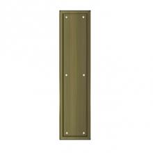 Deltana PP2280U5 - Framed Push Plate, HD, 3 1/2'' x 15''