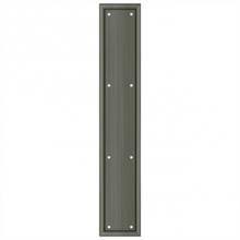 Deltana PP2281U15A - Framed Push Plate, HD, 3 1/2'' x 20''