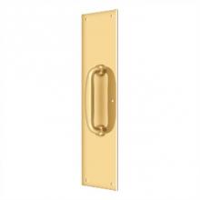 Deltana PPH55CR003 - Push Plate w/ Handle 3-1/2'' x 15 '' - Handle 5-1/4''