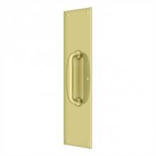 Deltana PPH55U3 - Push Plate w/ Handle 3-1/2'' x 15 '' - Handle 5-1/4''