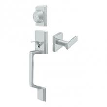 Deltana PRHHLU26 - Highgate Handleset with Zinc Livingston Lever Entry