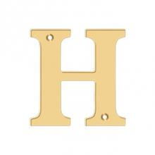 Deltana RL4H-CR003 - 4'' Residential Letter H