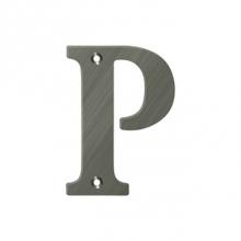 Deltana RL4P-15A - 4'' Residential Letter P