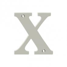 Deltana RL4X-15 - 4'' Residential Letter X