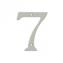 Deltana RN4-7U15 - 4'' Numbers, Solid Brass