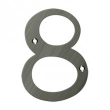 Deltana RN6-8U15 - 6'' Numbers, Solid Brass