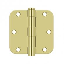 Deltana S35R5HD3 - 3-1/2'' x 3-1/2'' x 5/8'' Radius Hinge, HD