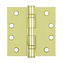 Deltana S44HDBB3 - 4'' x 4'' Square Hinge, HD, Ball Bearings