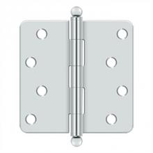 Deltana S44R426-BT - 4'' x 4'' x 1/4'' Radius Hinge, w/ Ball Tips