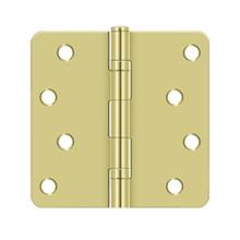 Deltana S44R4BB3 - 4'' x 4'' x 1/4'' Radius Hinge, Ball Bearings, Residential