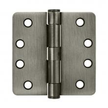 Deltana S44R4HDN15A - 4'' x 4'' x 1/4'' Radius Hinge, HD