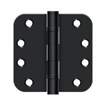Deltana S44R5HDB1B - 4''x 4''x 5/8'' Radius Hinge, HD, Ball Bearings