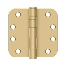 Deltana S44R5HDB4 - 4''x 4''x 5/8'' Radius Hinge, HD, Ball Bearings