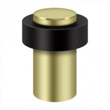 Deltana UFB7500U3-UNL - Round Universal Floor Bumper 3'', Heavy Duty, Solid Brass
