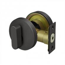 Deltana ZDRU10B - Zinc Modern Low Profile Deadbolt Lock Grade 3