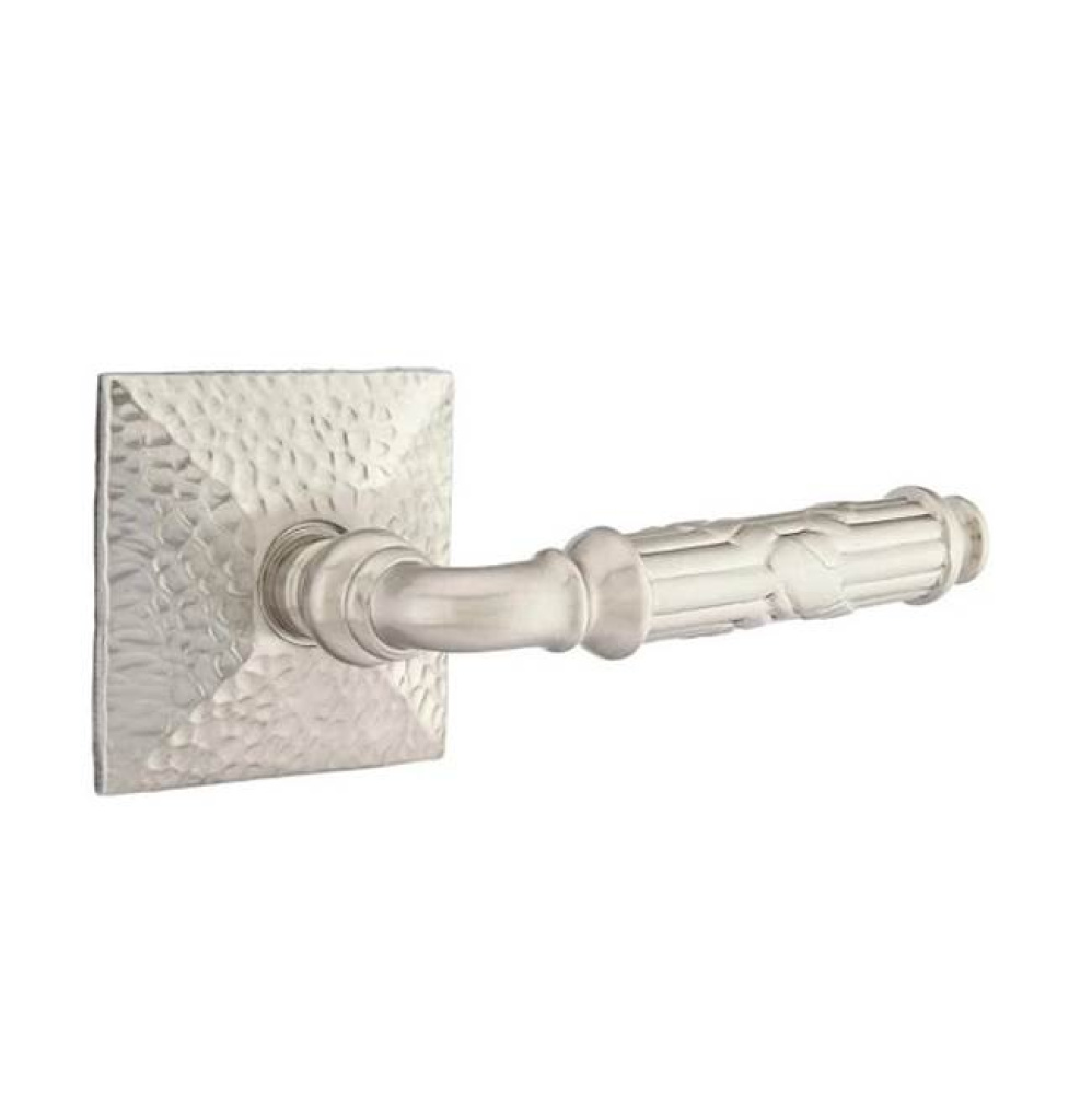 Privacy, Hammered Rosette, Ribbon and Reed Lever, LH, US15