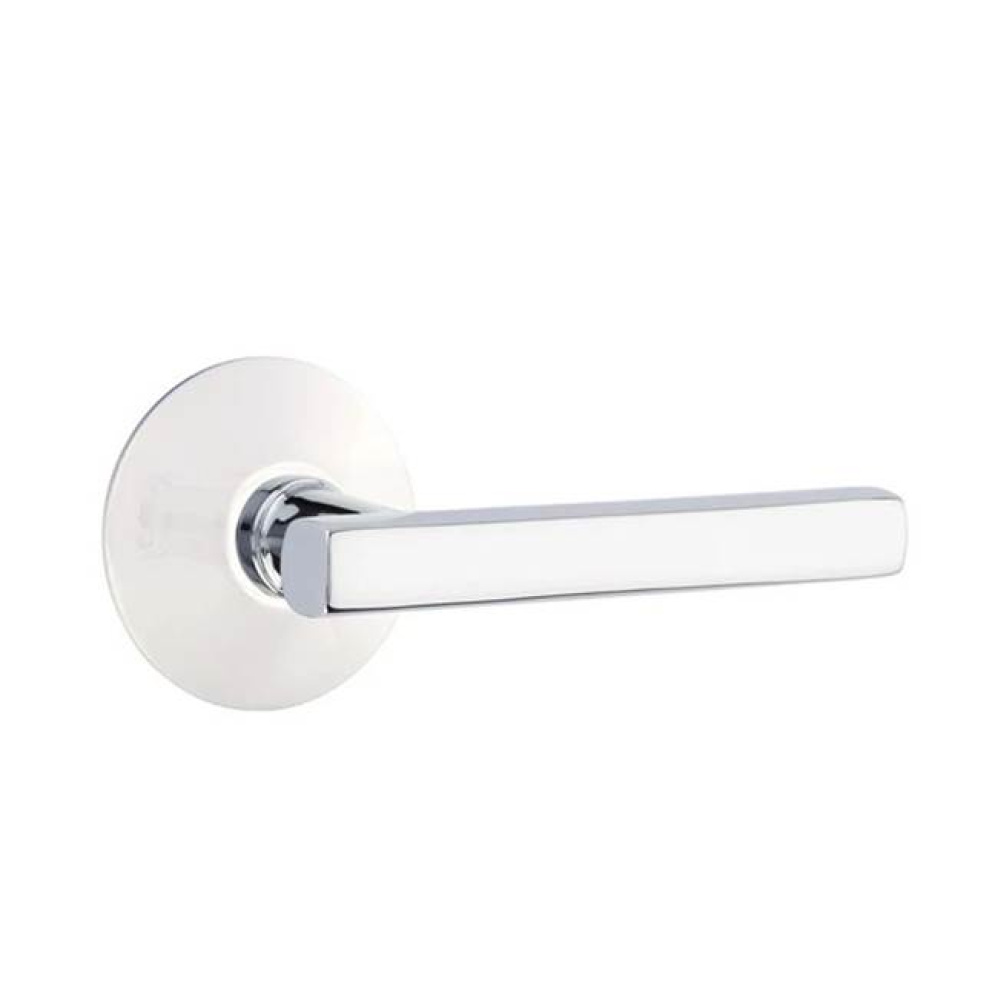 Privacy, Modern Rosette, Freestone Lever, LH, US26