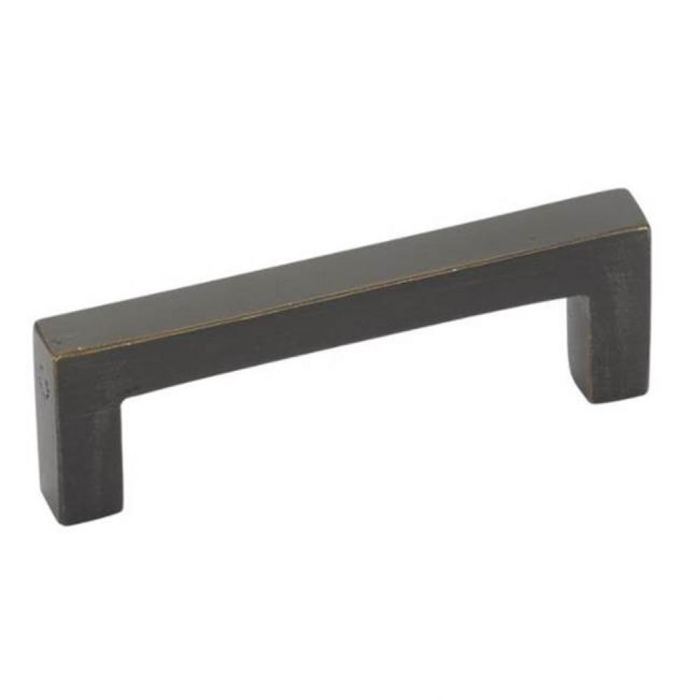 Rustic Modern Cabinet Pull, 6'' C-C, MB