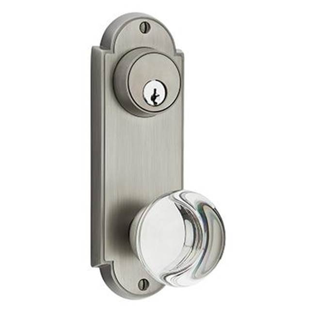 Passage Single Keyed, Sideplate Locksets Delaware 3-5/8'' Center to Center Keyed, Merrim