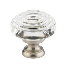 Emtek 86563US3NL - Deco Crystal Knob, Cabinet, 1-1/4'', US3NL