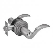 Emtek 5150CUS14 - DUMMY KIL, Cortina Lever, Regular Rosette, US14