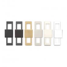 Emtek 86927US26 - Modern Backplate for cabinet pull, 12'' C-to-C, US26