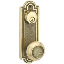 Emtek 8070BRLLHUS10B - Passage Single Keyed, Sideplate Locksets Belmont 3-5/8'' Center to Center Keyed, Breslin