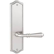 Emtek 7710MCUS3NL - Passage, Sideplate Locksets Rope Non-Keyed 9-5/8, Mercury Lever, US3NL